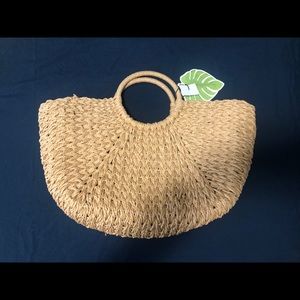 RGI straw beach bag